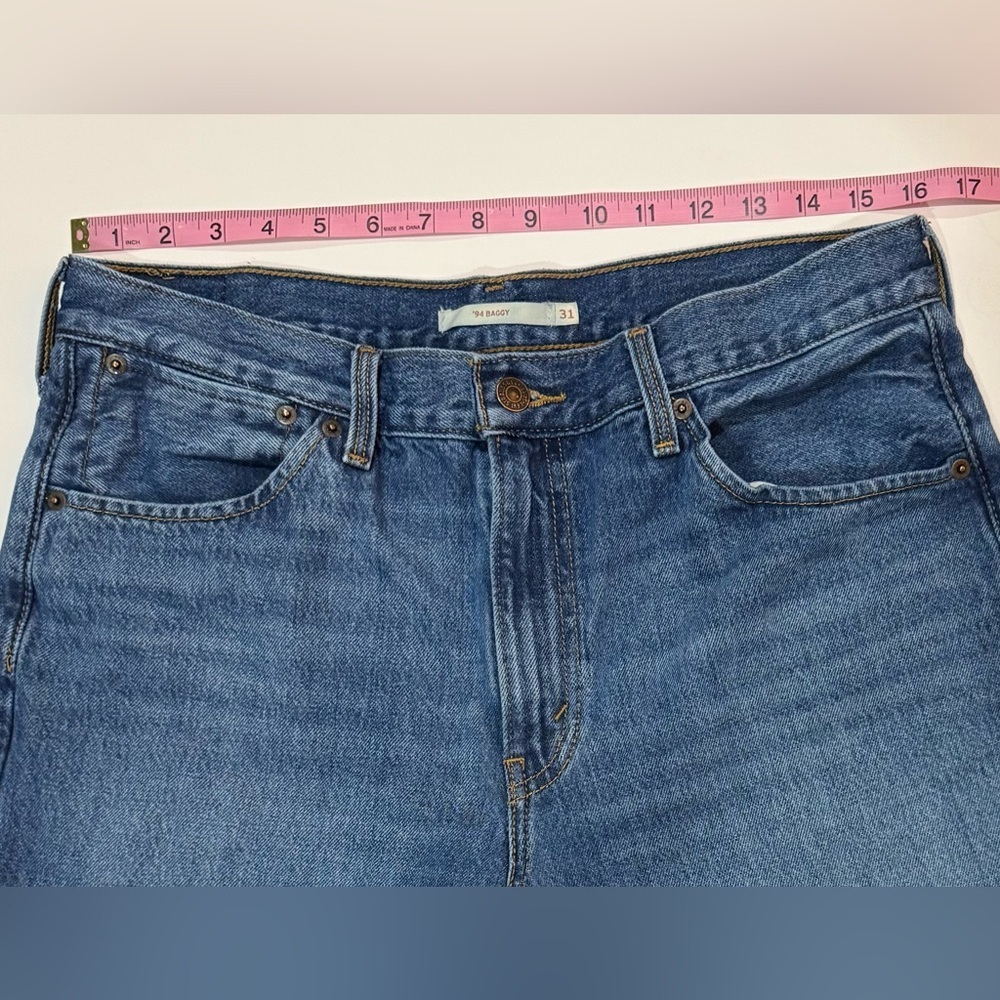 Levi's '94 Baggy Jeans Women's W31 L31 Medium Wash Straight Leg - Picture 5 of 8